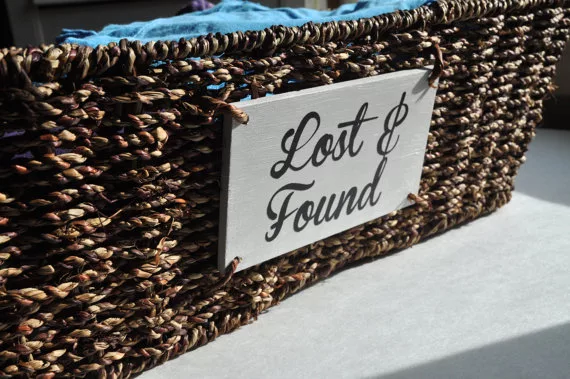 lost and found basket