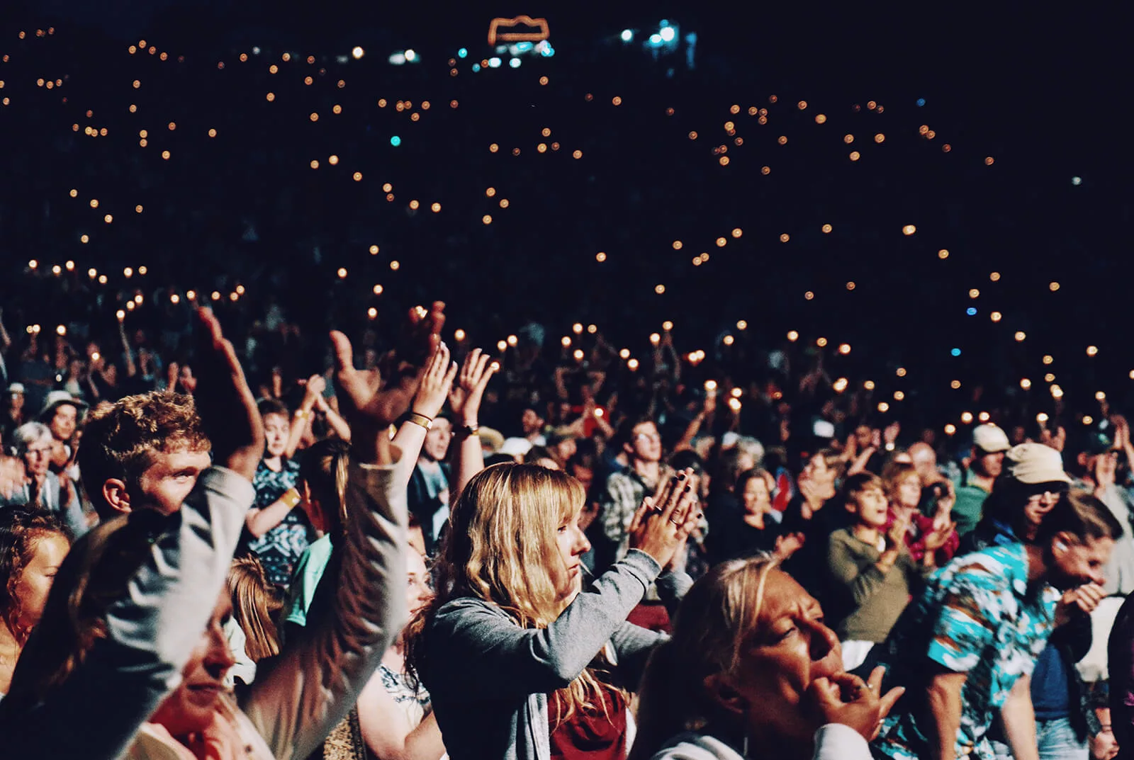 audience at a concert