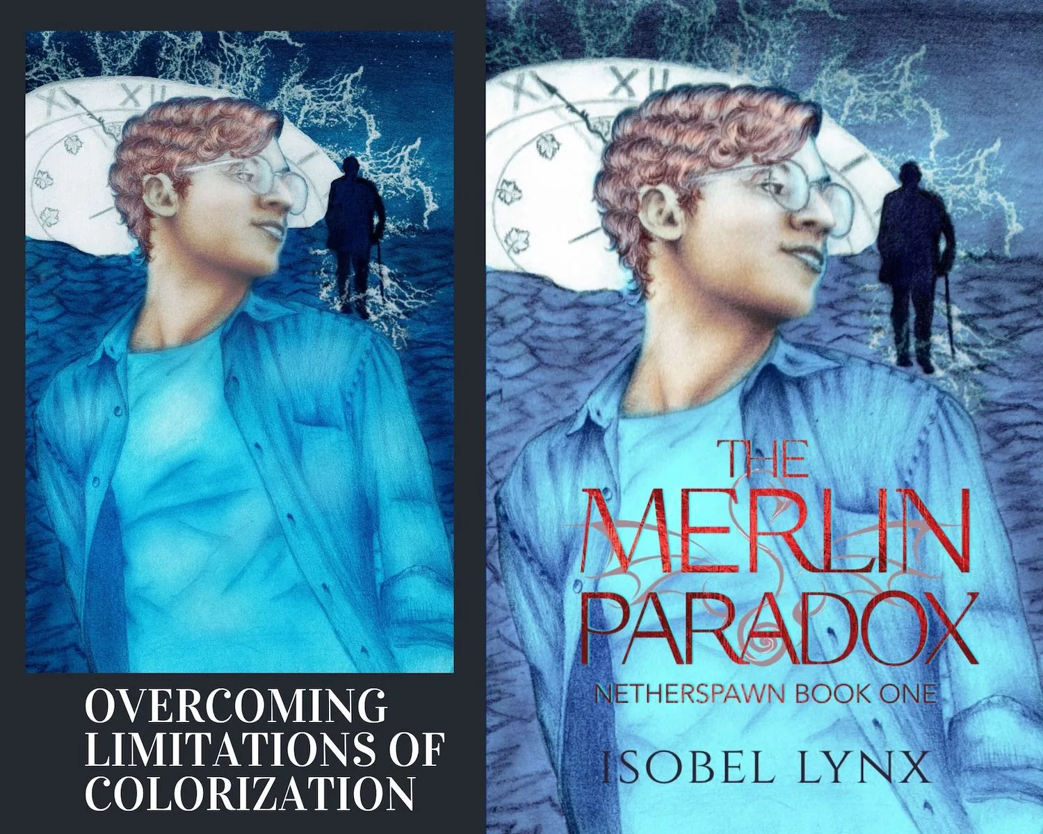Read more about the article Ruby and the cover of The Merlin Paradox