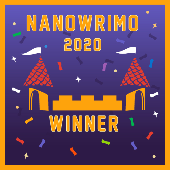 nanowrimo 2020 winner's badge