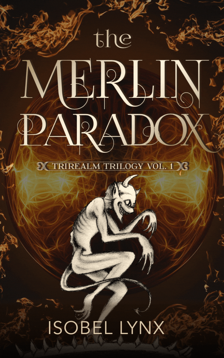 Book cover of The Merlin Paradox by Isobel Lynx
