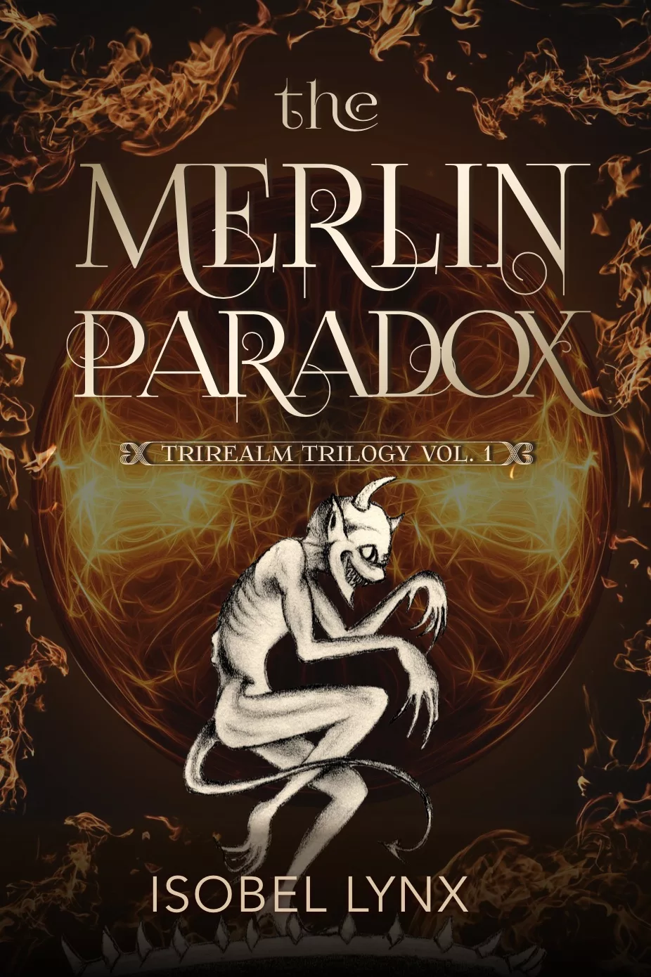 Book cover of The Merlin Paradox by Isobel Lynx