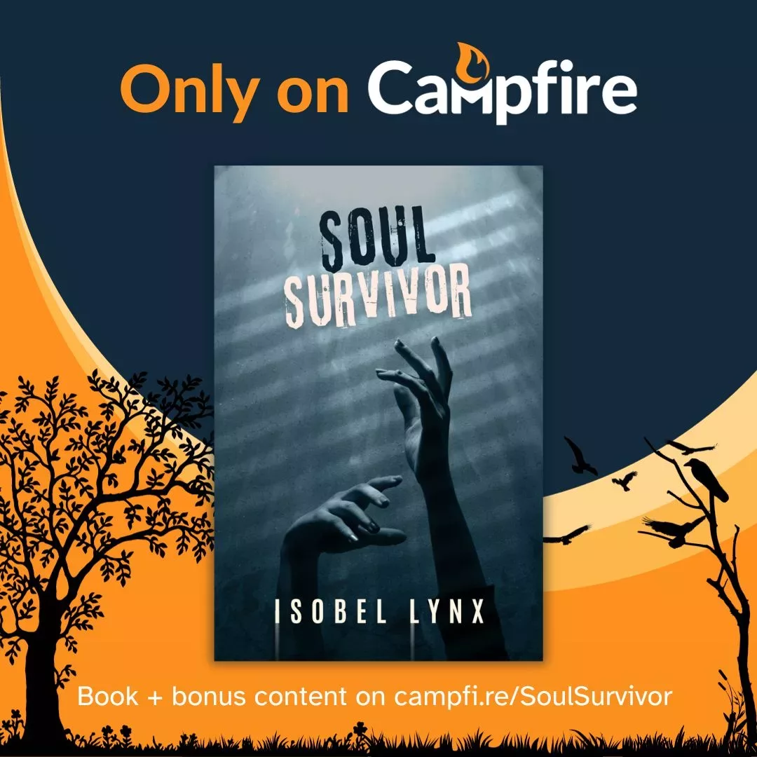 Only on Campfire, book cover of Soul Survivor, a paranormal novel