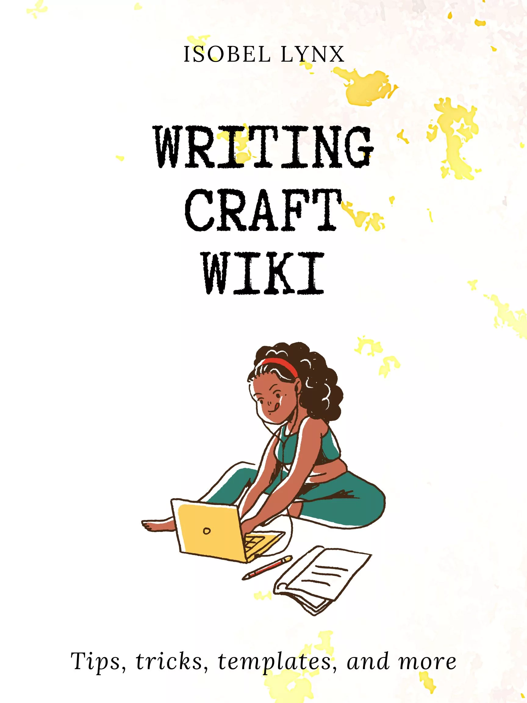 Book cover featuring a young woman working on a laptop