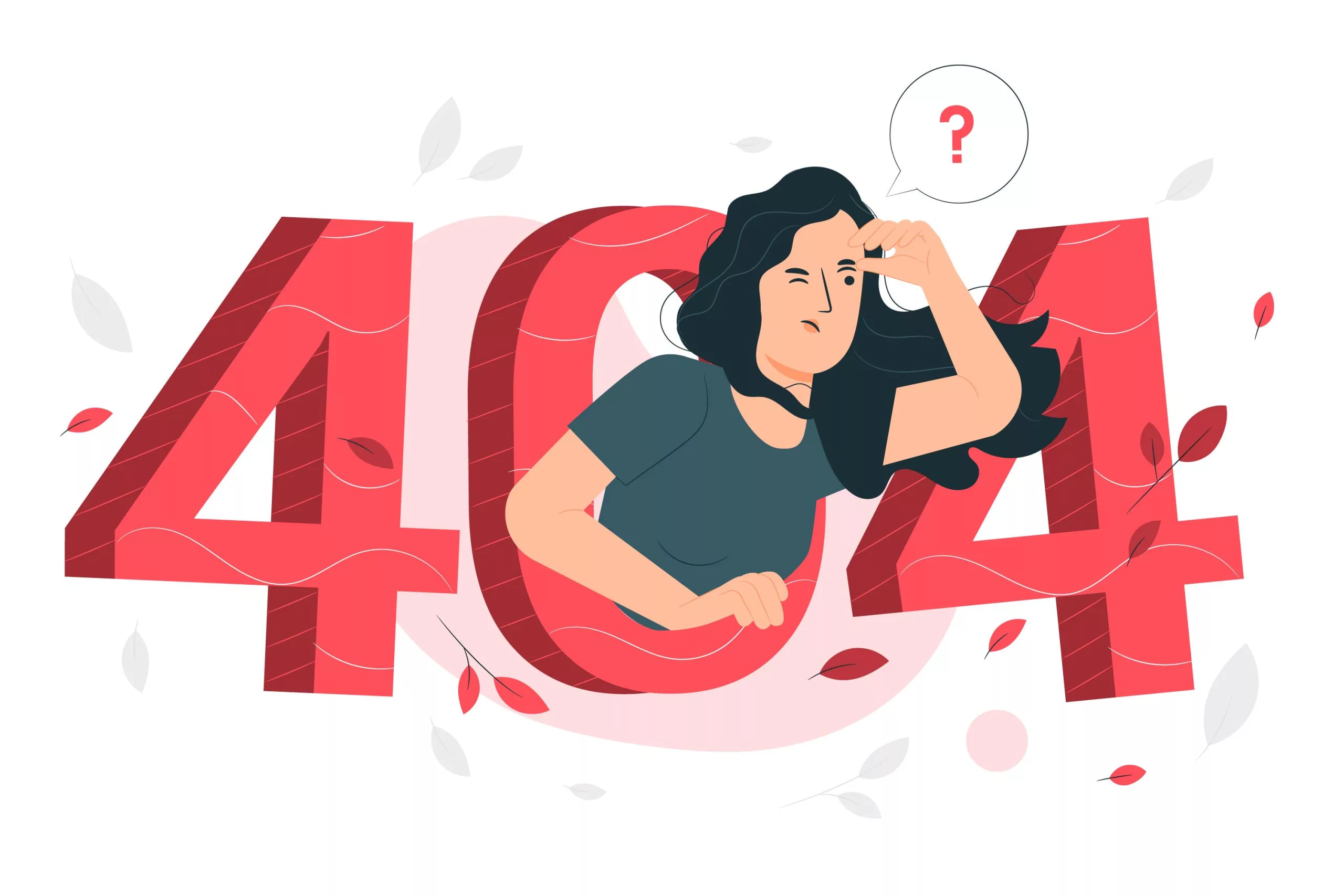 Woman coming out of a 404 looking for something out in the distance
