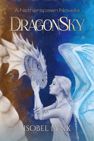 Book cover of DragonSky - a high-fantasy novella